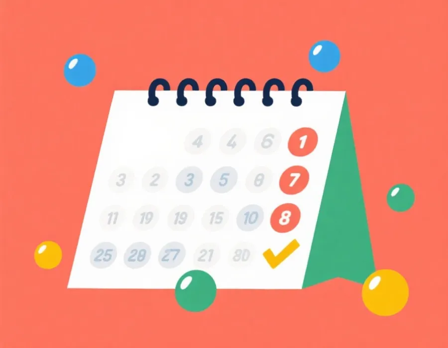 开奖时间与查询顺序示意图