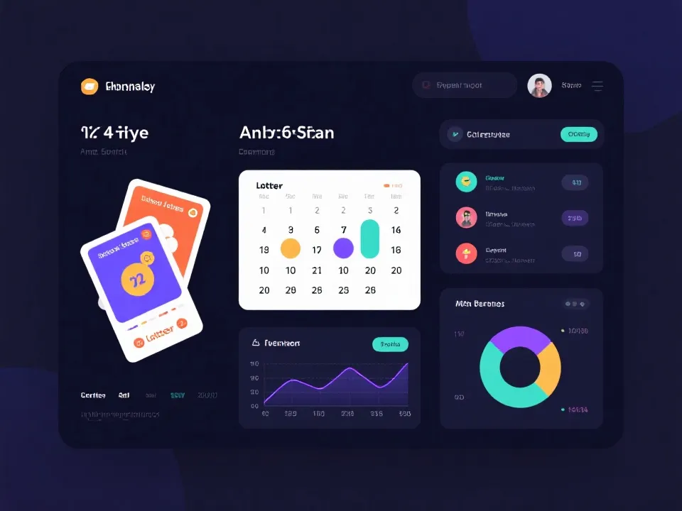 开奖结果查询与走势信息界面示意图