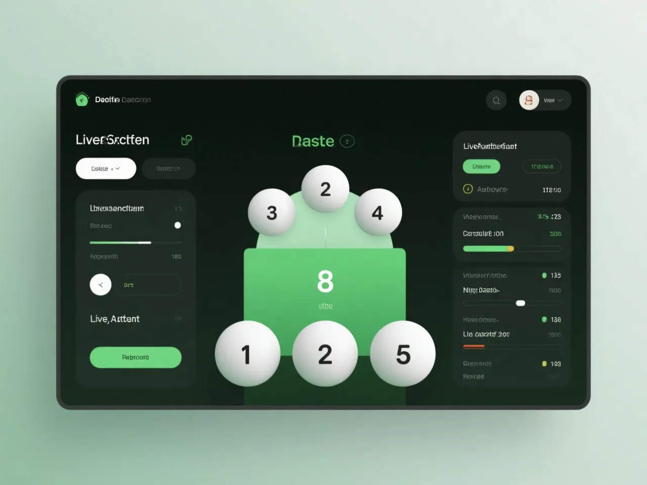 今晚开奖结果页面示意图